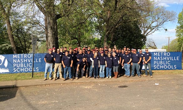 Rio Grande Fence Co. of Nashville Donates 494-foot Fence to MNPS’s Cora Howe School for Annual Good Friday Service Project