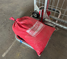 60 lb. Sandbags with UV-Rated Covers